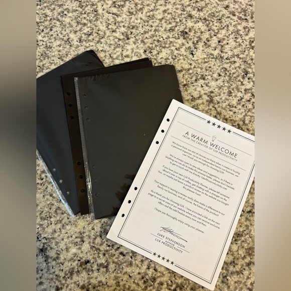 leopard print agenda 52 planner with templates! - Picture 8 of 13